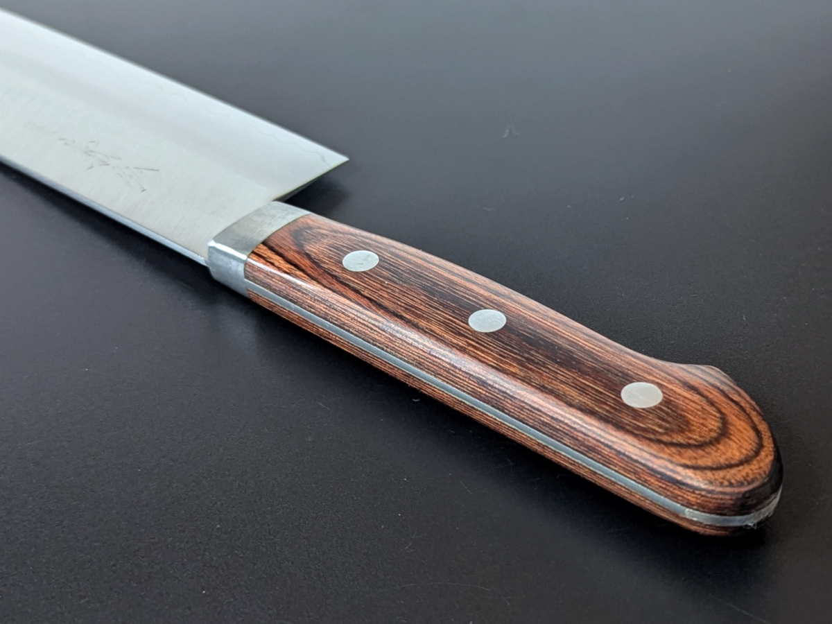 Yoshihiro VG1 Nakiri, 160 mm (6,29 Zoll), Griff aus Mahagoni-Sperrholz
