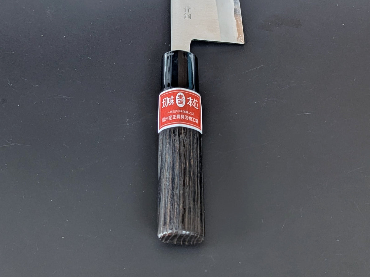 Sadamasa Stainless Clad Aogami #2 Migaki Kiritsuke Santoku 165mm