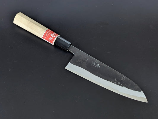Sadamasa Aogami #2 Kurouchi Santoku 165 mm (6,49 pulgadas)