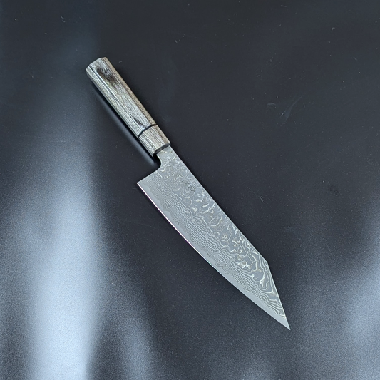 Enkyu SG2 Gray Finish Gyuto 210mm Gray Handle