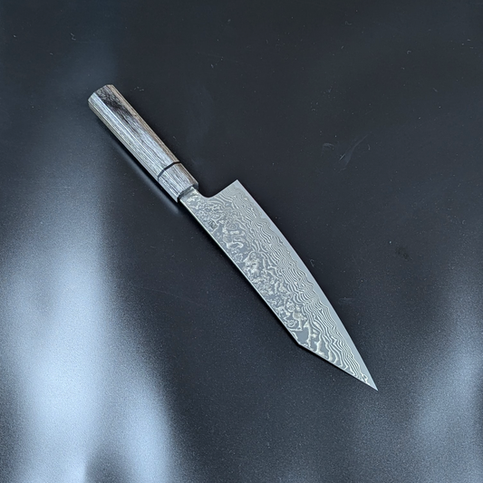Enkyu SG2 Gray Finish Gyuto 210mm Gray Handle