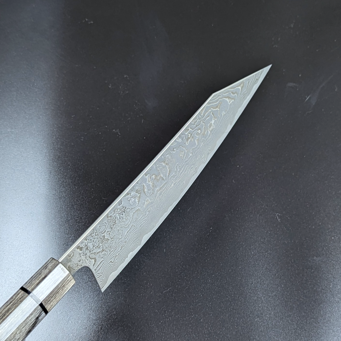 Enkyu SG2 Gray Finish Gyuto 210mm Gray Handle