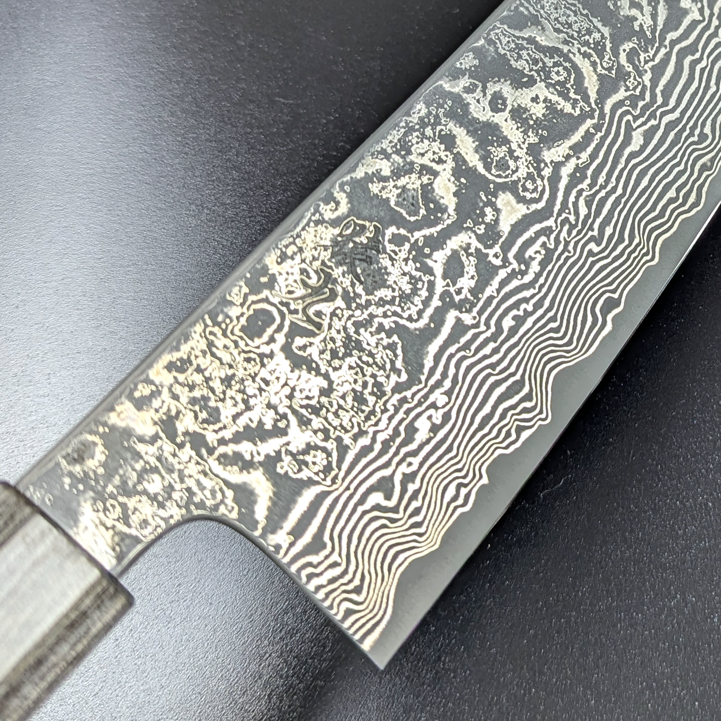 Enkyu SG2 Gray Finish Gyuto 210mm Gray Handle