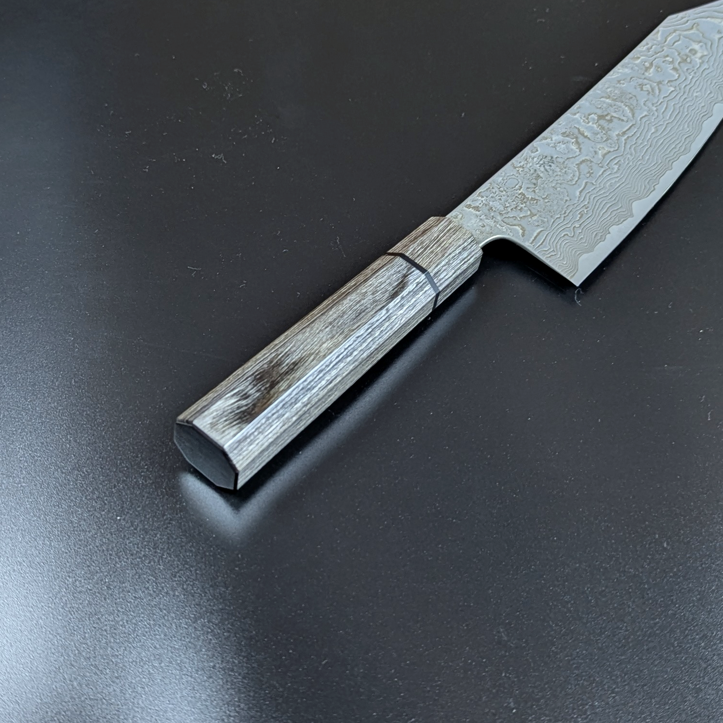 Enkyu SG2 Gray Finish Gyuto 210mm Gray Handle
