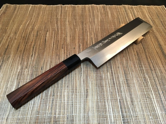 Goh Umanosuke Yoshihiro Blue Steel #2 Kasumi Usuba 195mm Rosewood Handle