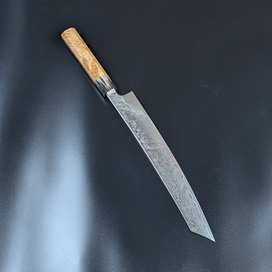 Enkyu SG2 Sujihiki 270mm Quince Burl Wood Handle