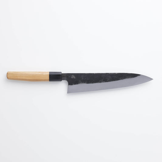 Asano Fusataro Weißstahl Nr. 1 Kurouchi Gyuto 210 mm (8,27 Zoll)