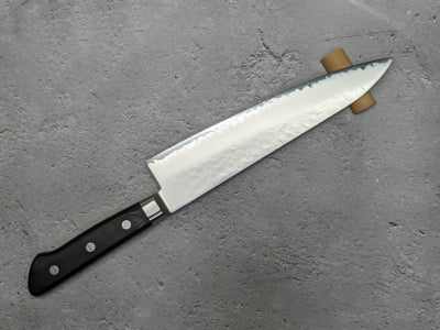 Gyuto Yoshihiro VG5 con acabado martillado y arenado de 210 mm (8,2 pulgadas)