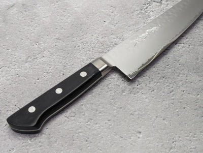 Gyuto Yoshihiro VG5 con acabado martillado y arenado de 210 mm (8,2 pulgadas)
