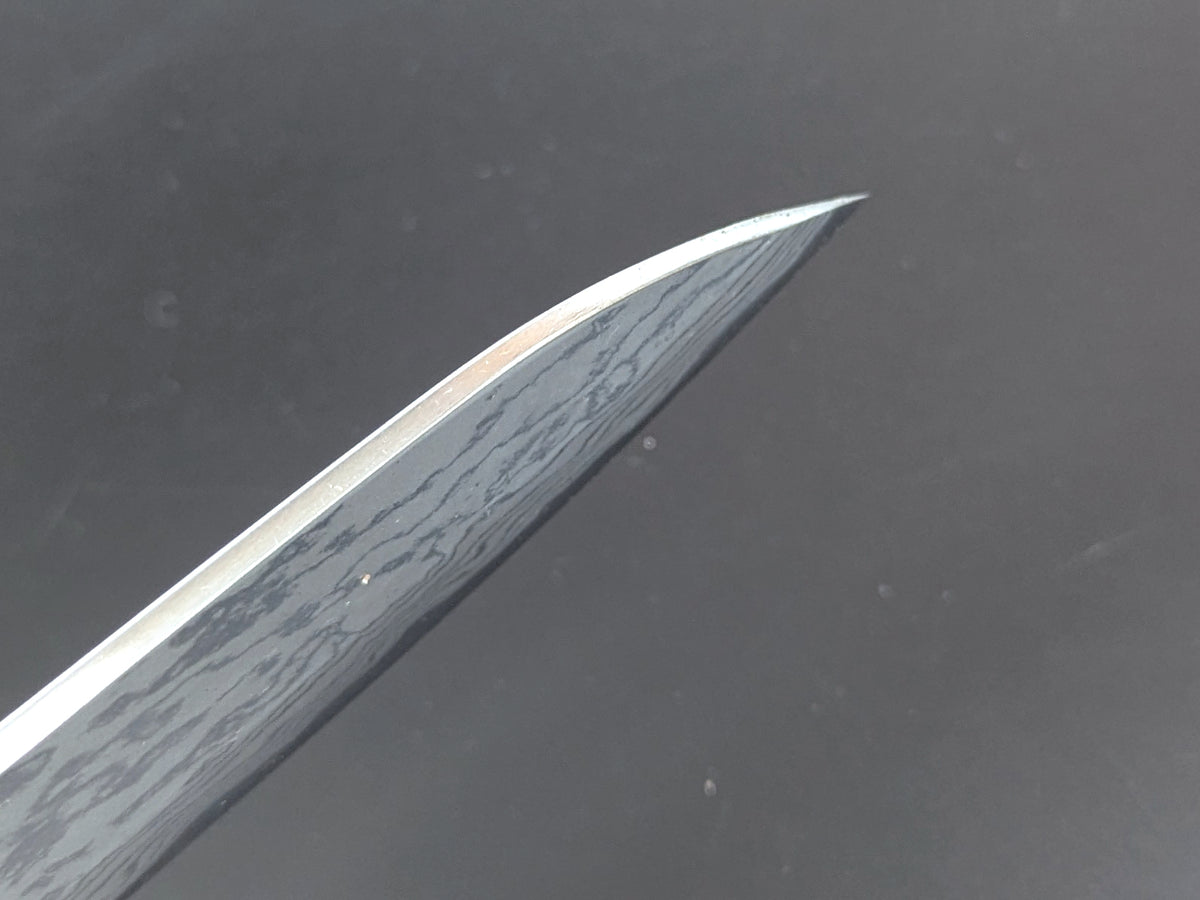 Sadamasa Damascus Aogami #2 Migaki Santoku 165mm
