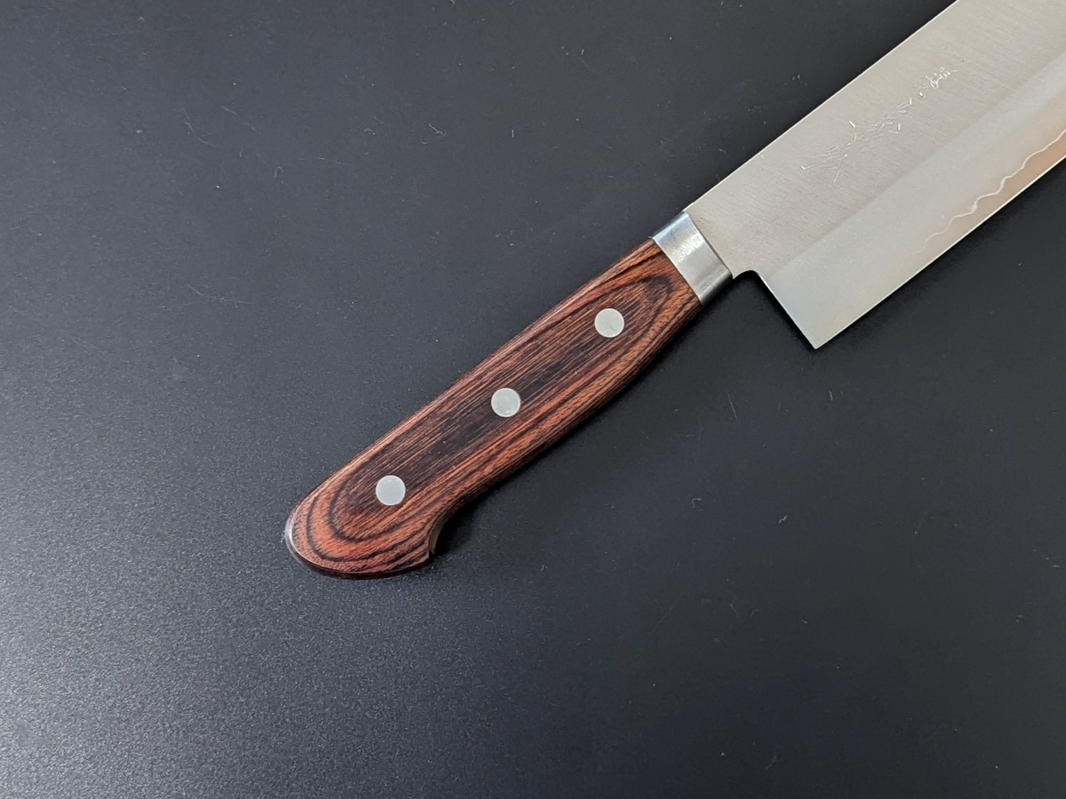 Yoshihiro VG1 Nakiri, 160 mm (6,29 Zoll), Griff aus Mahagoni-Sperrholz