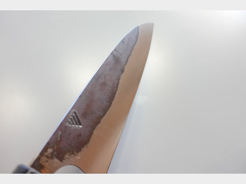 Asano Fusataro Acero Blanco #1 Kurouchi Gyutoku 185 mm (7,28 pulgadas)