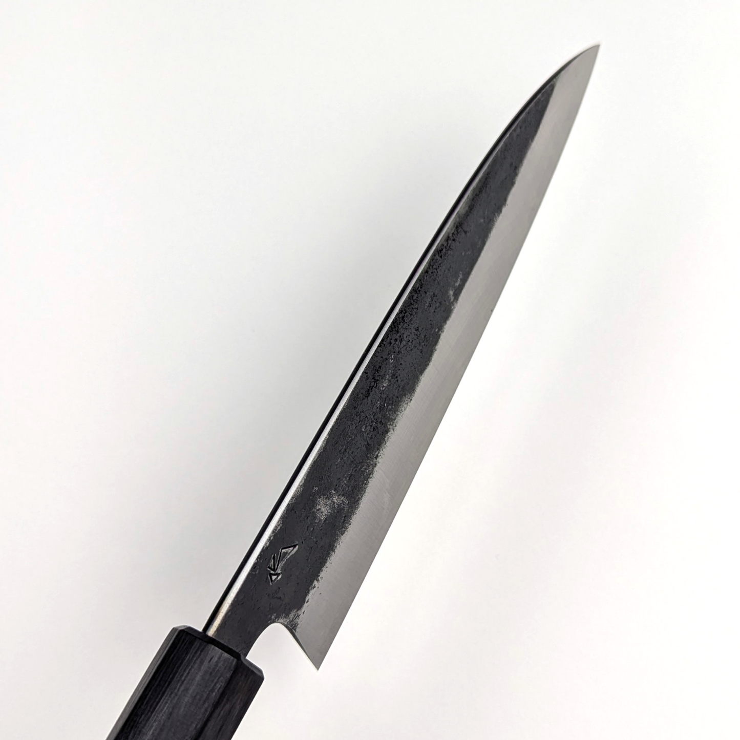 Asano Fusataro Weißer Stahl #1 Kurouchi Gyutoku 185 mm (7,28 Zoll)