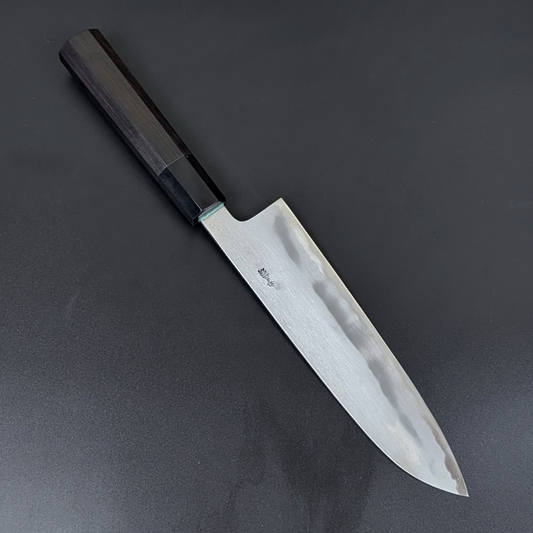 Enami Uchihamono Blue Steel #2 Gyuto 210 mm, Ebenholzgriff