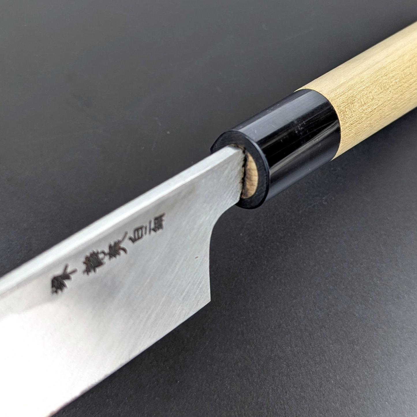 Enami Uchihamono White Steel #2 Kataba Santoku 180mm Magnolia Handle