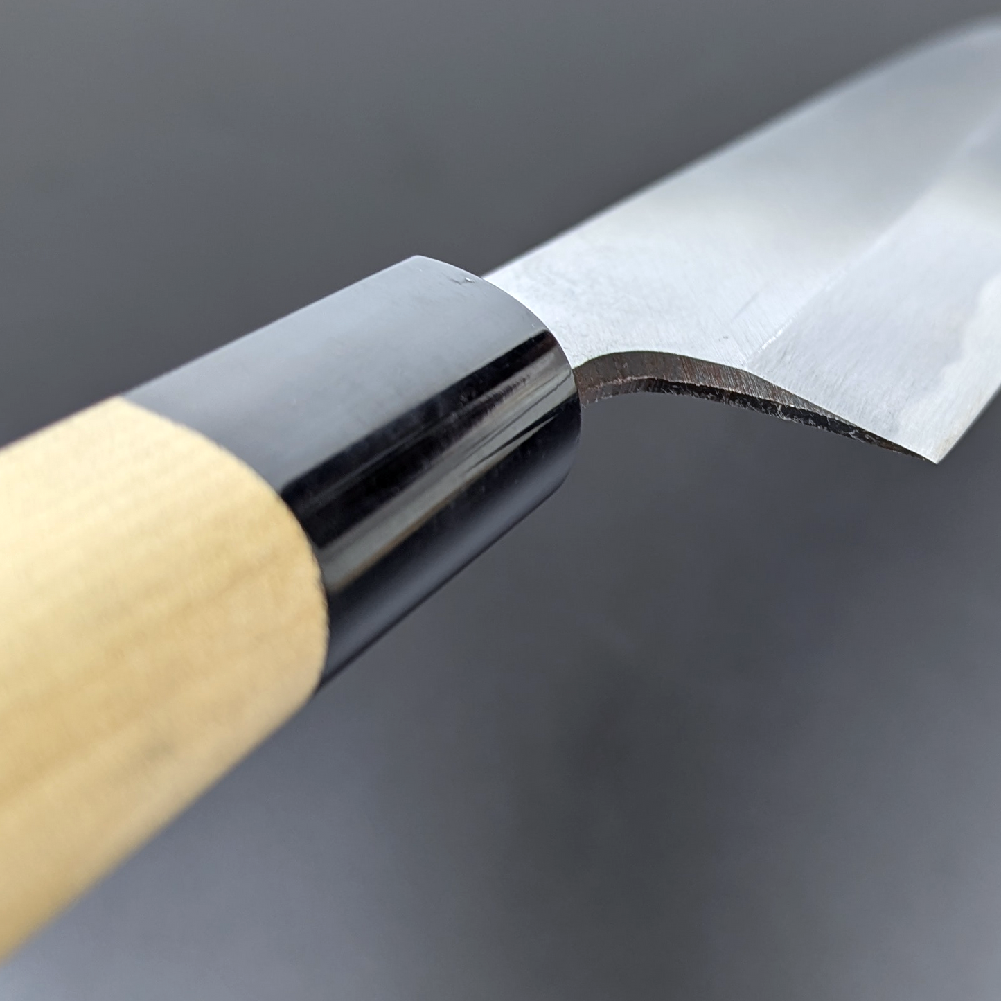 Enami Uchihamono White Steel #2 Kataba Santoku 180mm Magnolia Handle