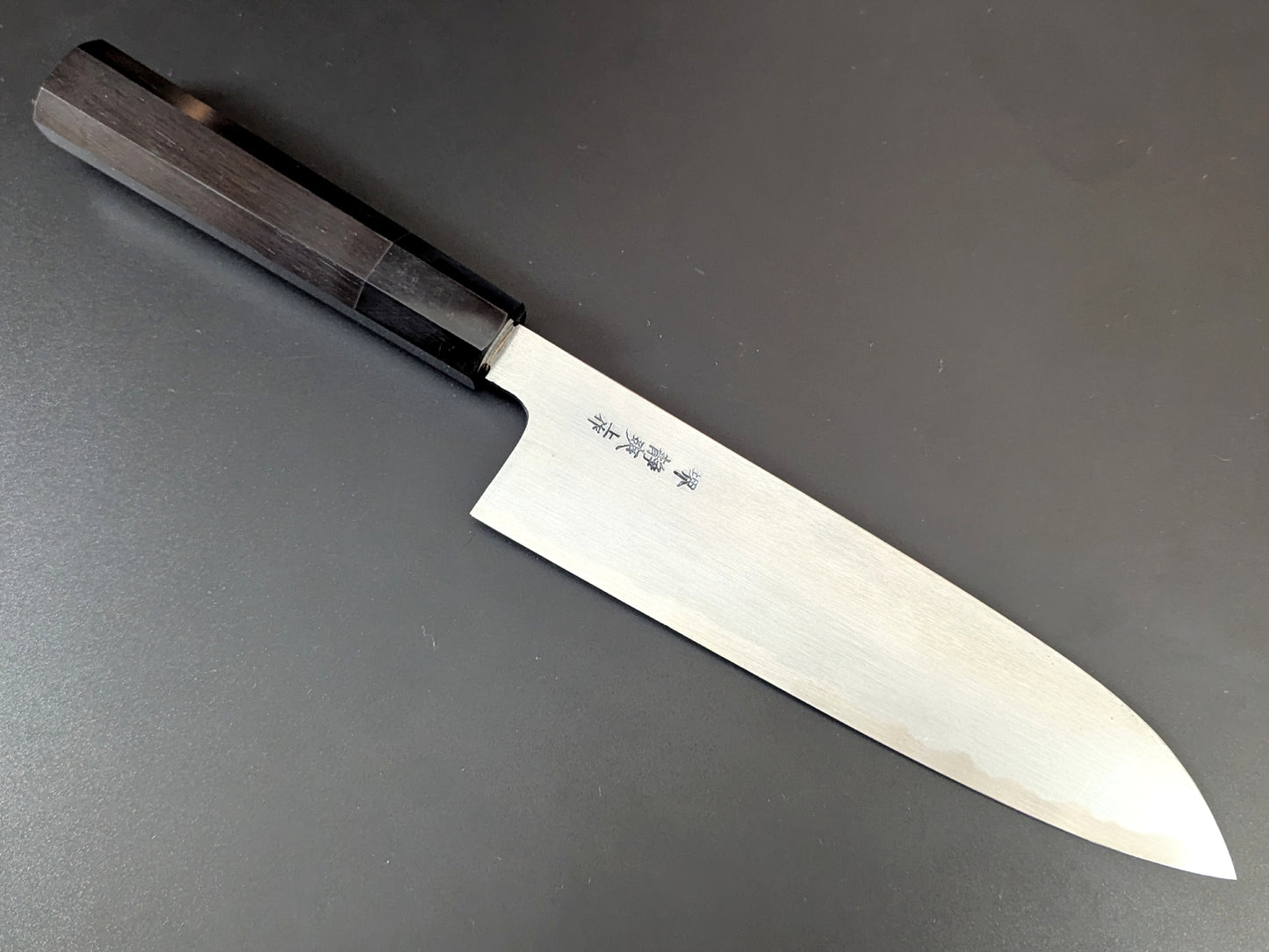 Enami Uchihamono Aogami #2 Gyuto 210mm Ebony Handle