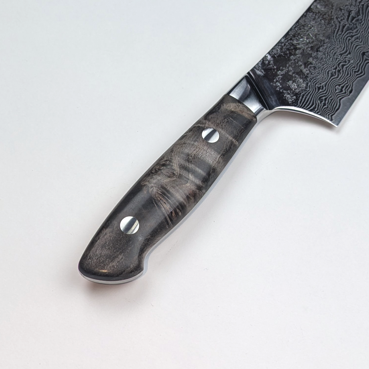 Enkyu SG2 Gyuto 210mm Quince Burl Wood Handle with Bolster