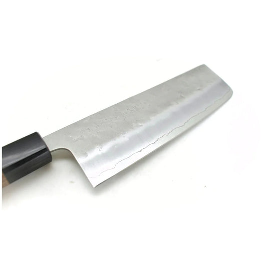 Yoshihiro Ginsan Nashiji Nakiri 165mm Walnut Handle