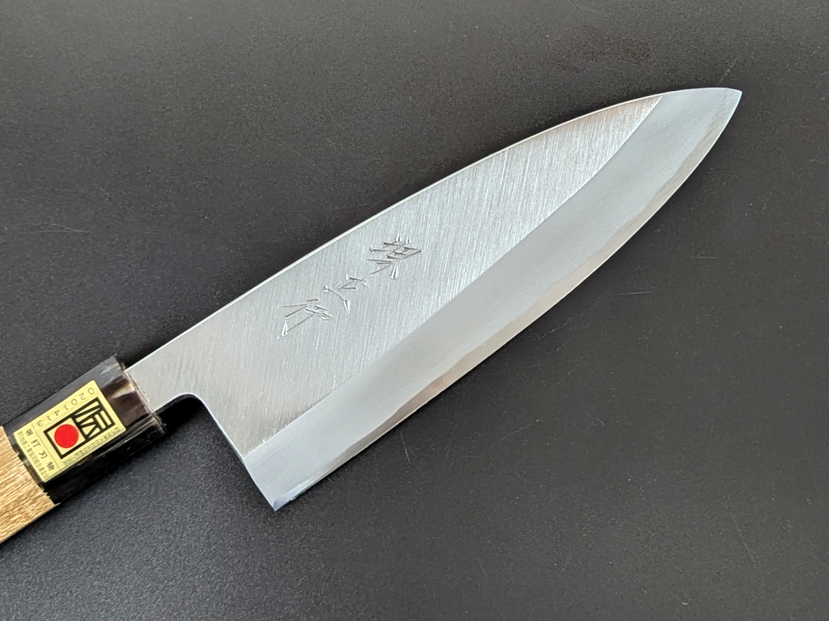 Ikeda Hamono Shirogami #2 Kasumi Deba Magnolia Handle