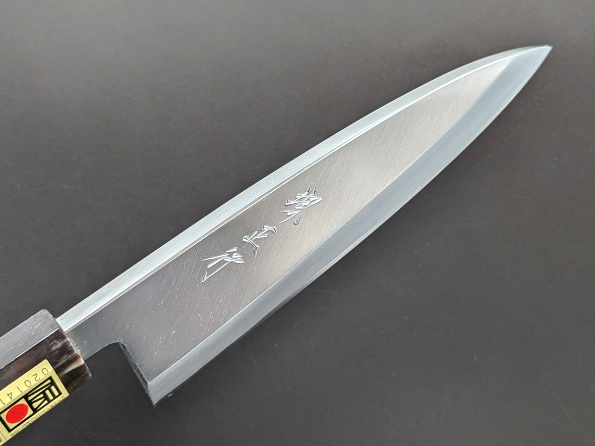Ikeda Hamono Shirogami #2 Kasumi Deba Magnolia Handle