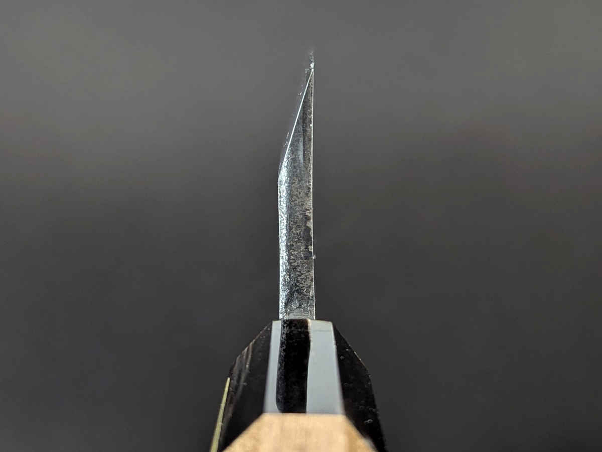 Ikeda Hamono Shirogami #2 Kasumi Deba Magnolia Handle