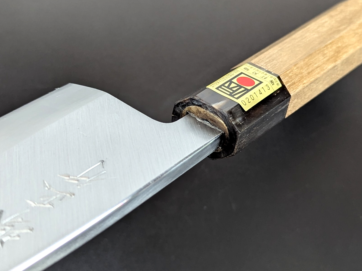 Ikeda Hamono Shirogami #2 Kasumi Deba Magnolia Handle