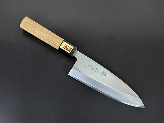 Ikeda Hamono Shirogami #2 Kasumi Deba Magnolia Handle