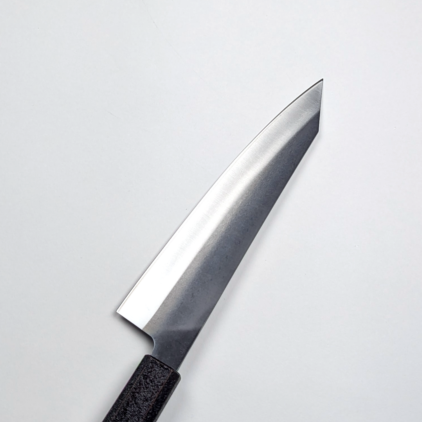 Inoguchi Ginsan Kurosome Kiritsuke Santoku 210mm Black-Lacquered Oak Handle