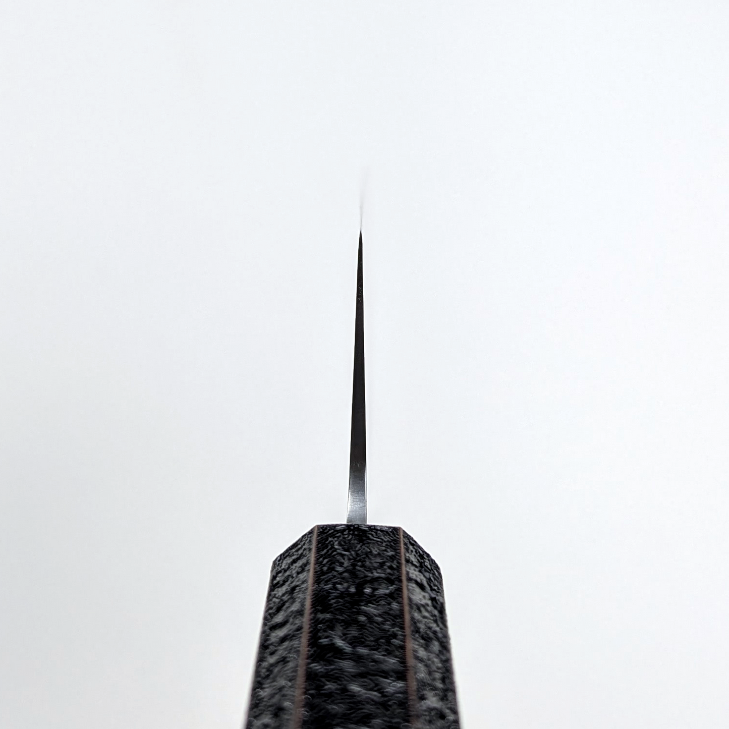 Inoguchi Ginsan Kurosome Kiritsuke Santoku 210mm Black-Lacquered Oak Handle