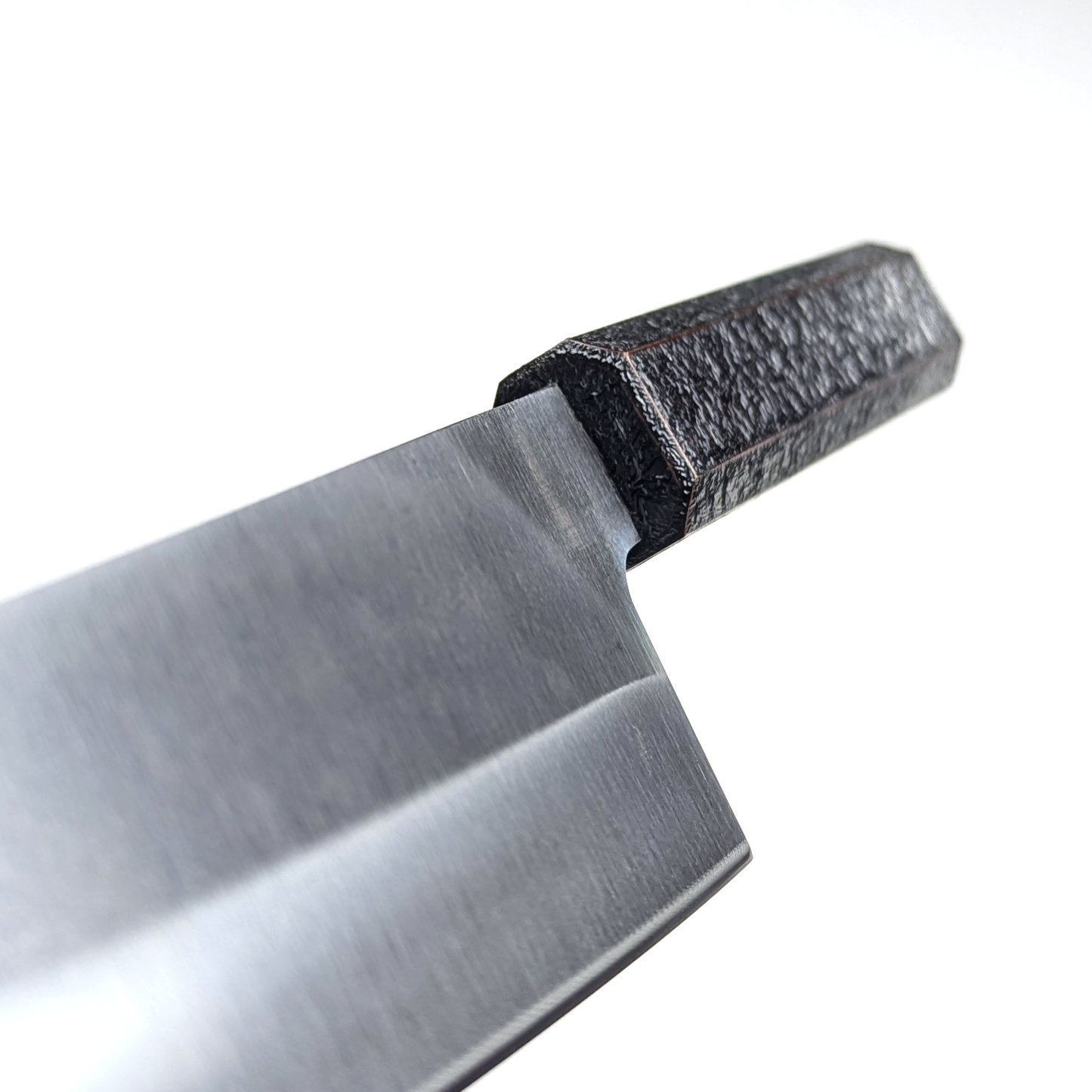 Inoguchi Ginsan Kurosome Kiritsuke Santoku 210mm Black-Lacquered Oak Handle