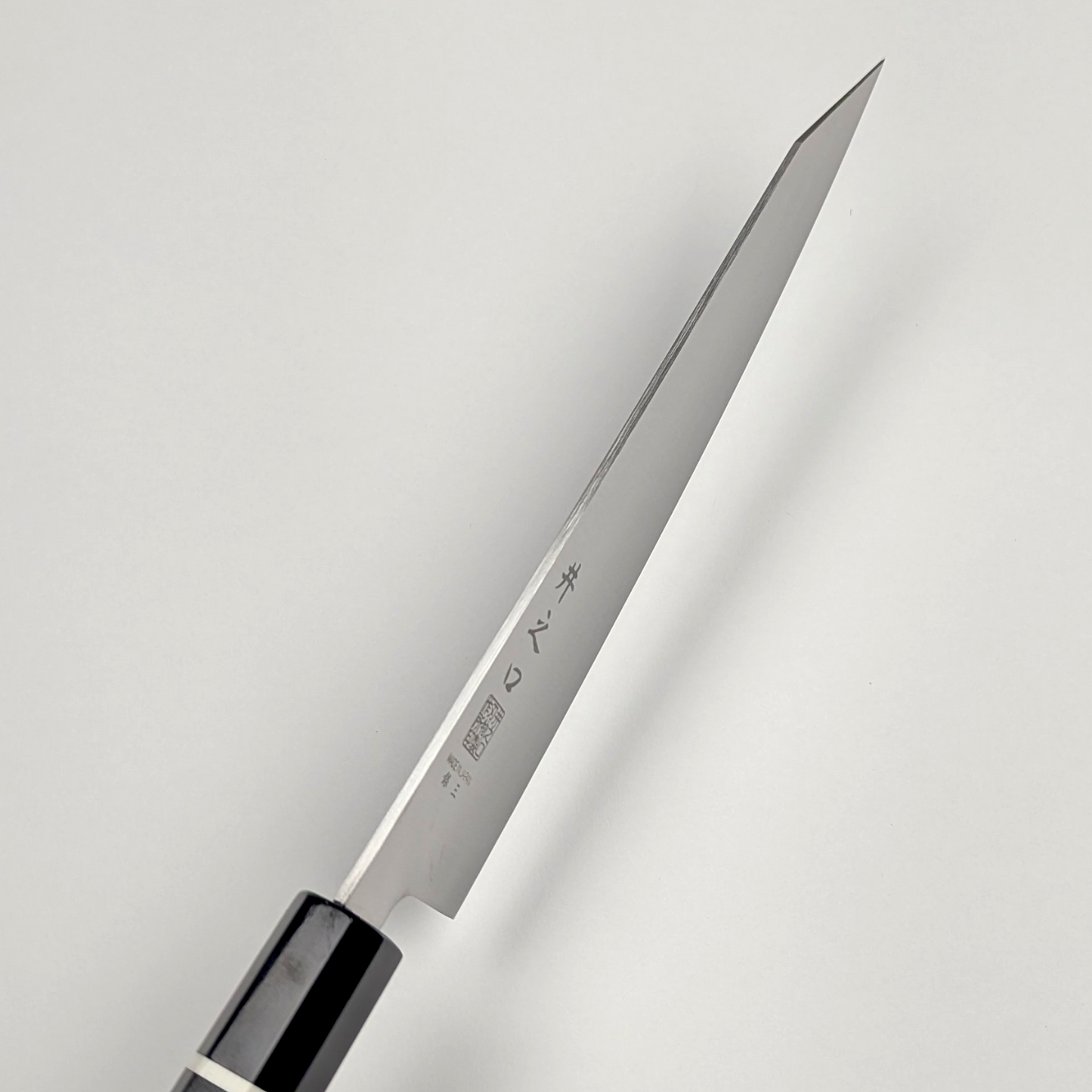 Inoguchi Ginsan Kiritsuke Gyuto 210mm Ebony Handle (White Ring)