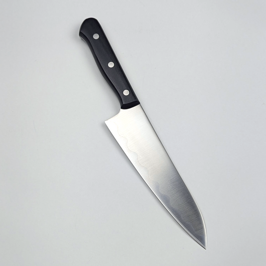 Inoguchi Ginsan Wave Gyuto Black Plywood Handle