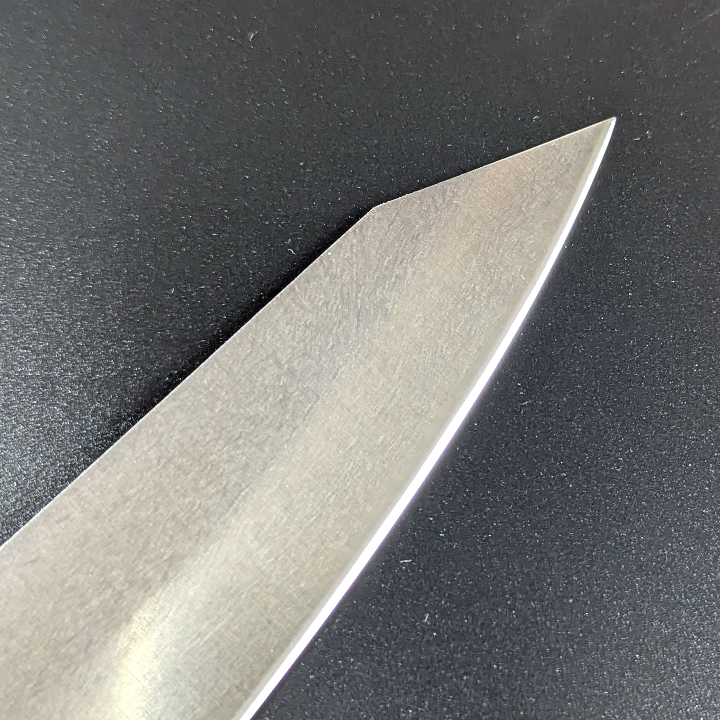 Inoguchi Ginsan Kiritsuke Santoku Ebony Handle with Silver Rings