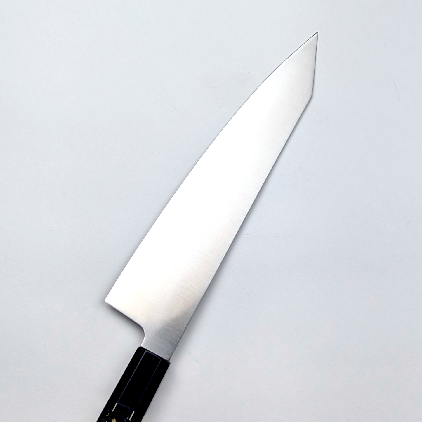 Inoguchi Ginsan Kiritsuke Santoku Black Marble Handle with Silver Rings [Seconds]
