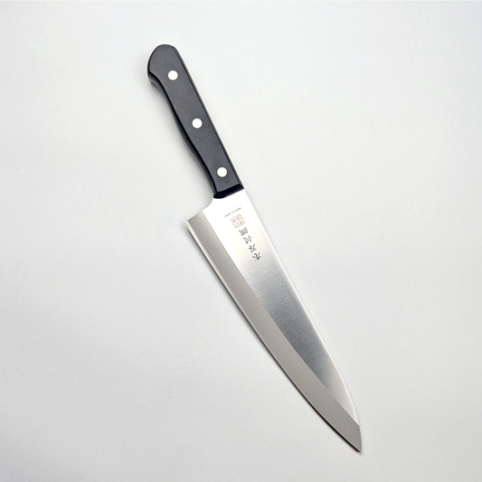 Inoguchi AUS8 Suji Gyuto 200mm Black Plywood Handle