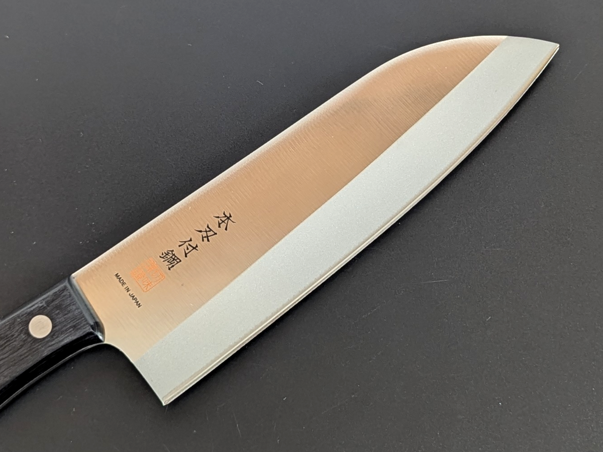 Inoguchi AUS8 Suji Santoku 170mm Black Plywood Handle