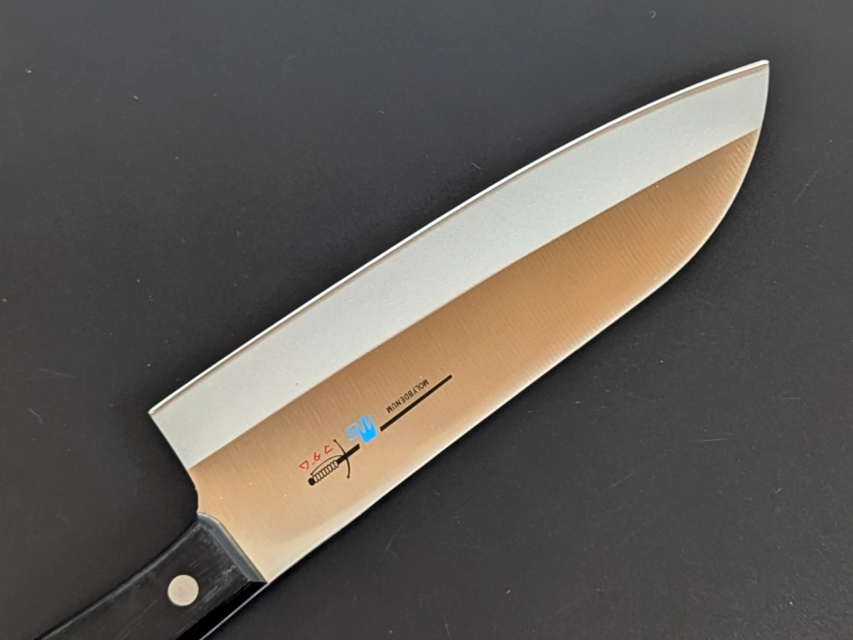Inoguchi AUS8 Suji Santoku 170mm Black Plywood Handle