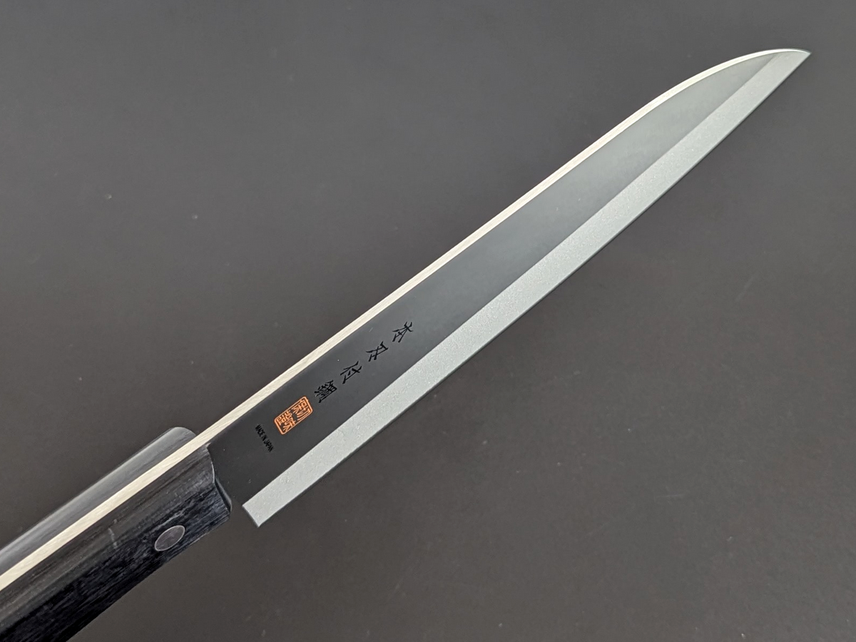 Inoguchi AUS8 Suji Santoku 170mm Black Plywood Handle