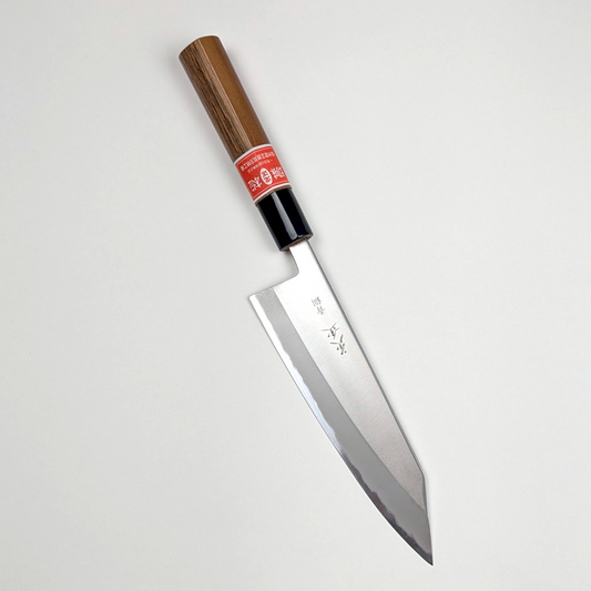 Sadamasa Stainless Clad Aogami #2 Migaki Kiritsuke Gyuto 180mm