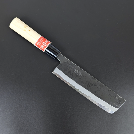 Sadamasa Aogami #2 Kurouchi Nakiri 165mm (6.49in)