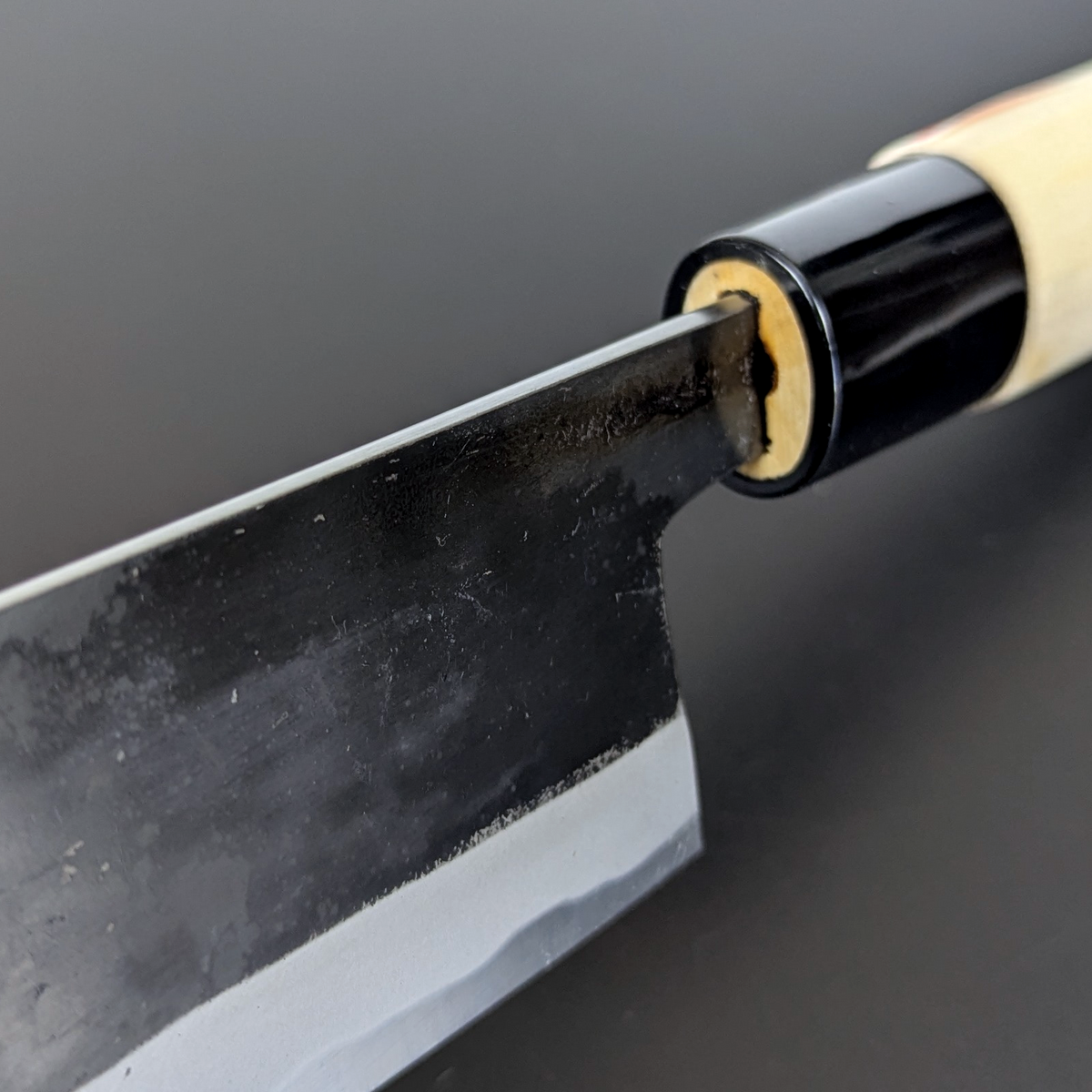 Sadamasa Aogami #2 Kurouchi Nakiri 165mm (6.49in)