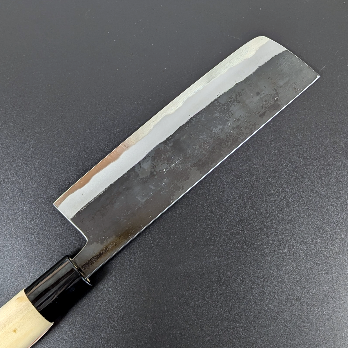 Sadamasa Aogami #2 Kurouchi Nakiri 165mm (6.49in)