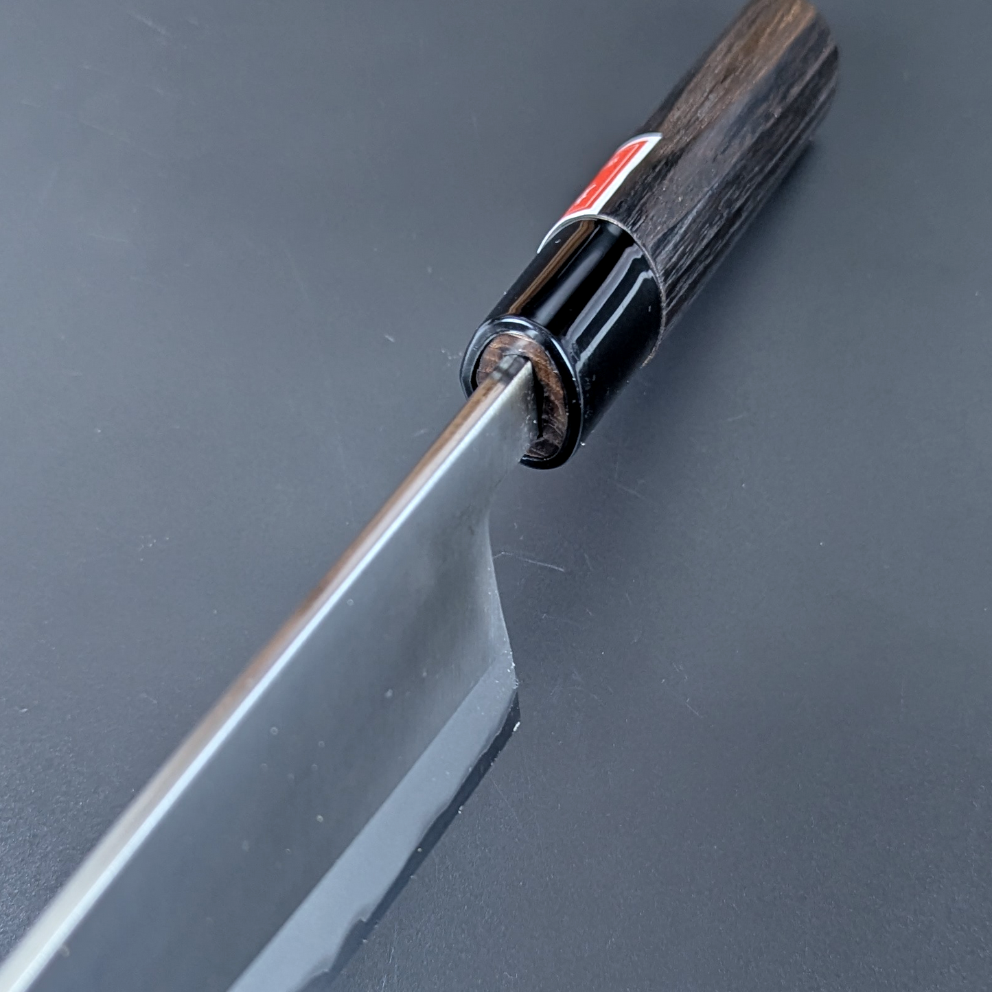 Sadamasa Stainless Clad Aogami #2 Migaki Santoku 165mm