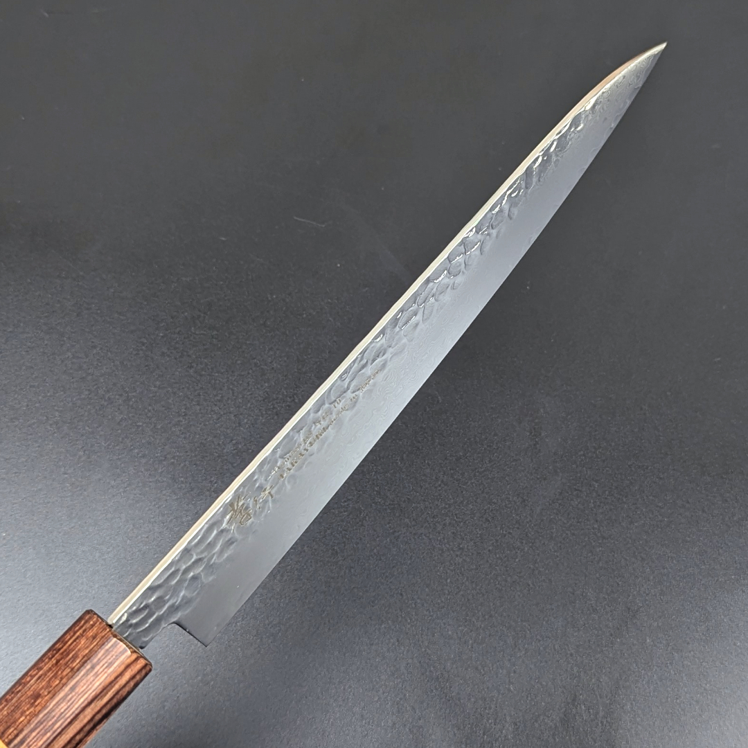 Sakai Takayuki VG10 Tsuchime Damascus Gyuto, Zelkova Handle