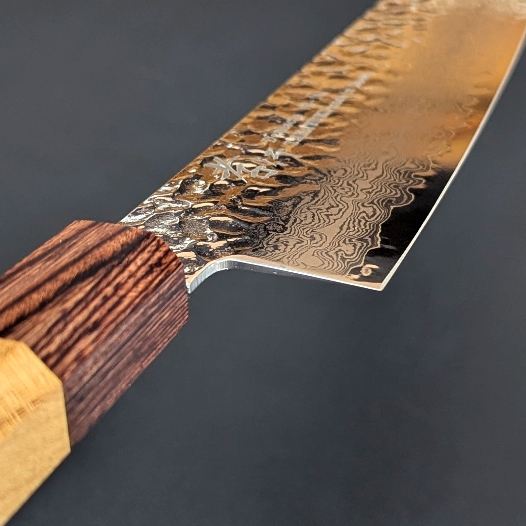 Sakai Takayuki VG10 Tsuchime Damascus Gyuto 210mm (Zelkova Handle)