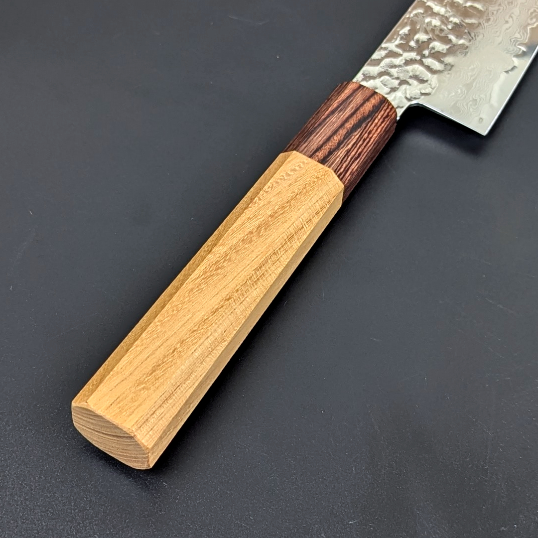 Sakai Takayuki VG10 Tsuchime Damascus Gyuto, Zelkova Handle