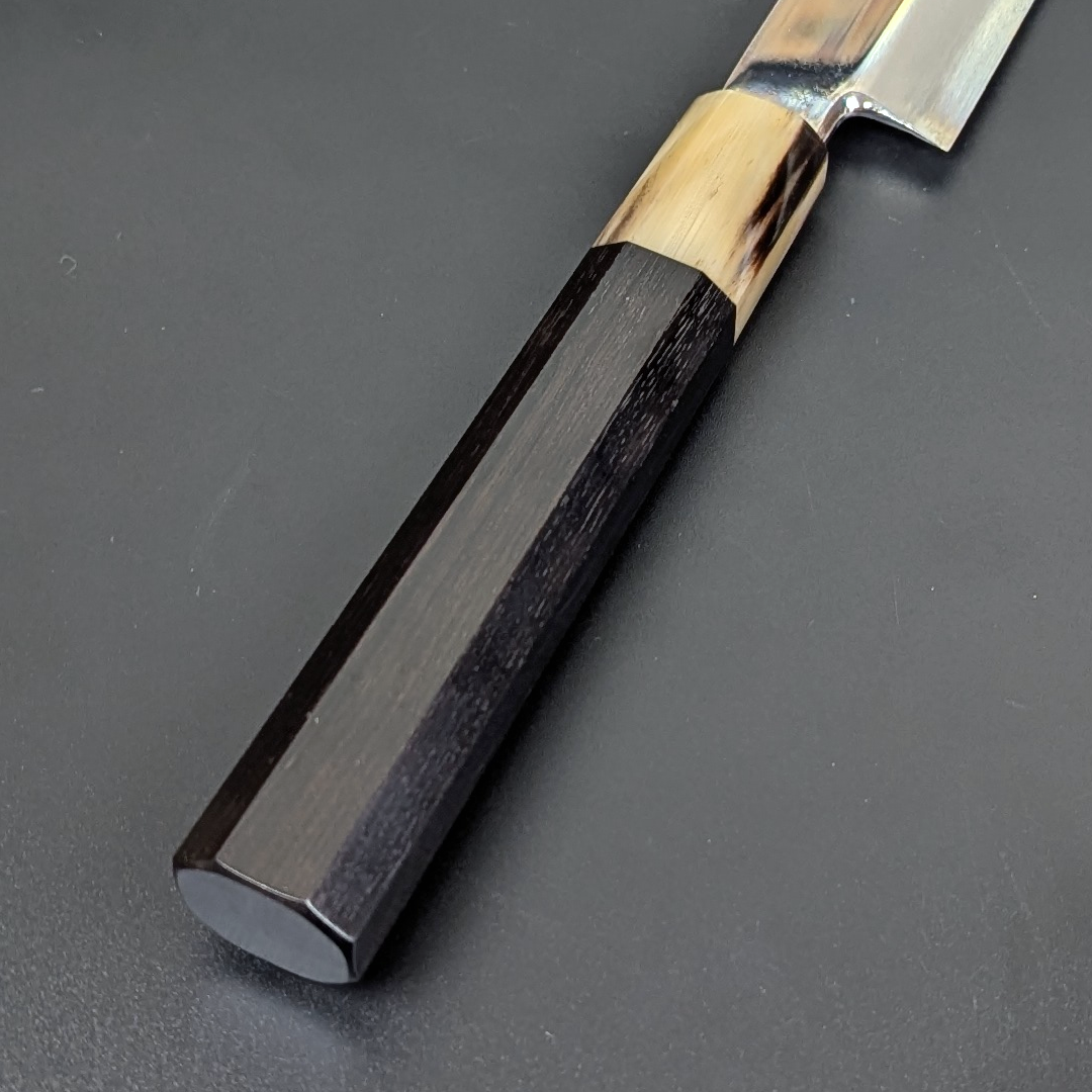 Shiroyama Ginsan Mirror Kiritsuke Yanagiba 270mm Ebony Handle with Magnolia Saya