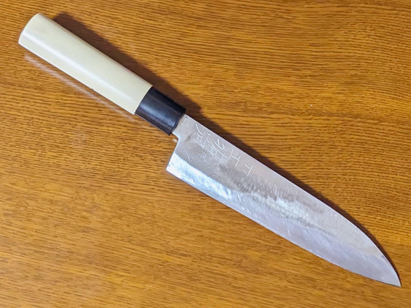 Sukesada Sukesada Ueda Tamahagane Santoku (Bunka) Large 180mm – Ichie Hamono