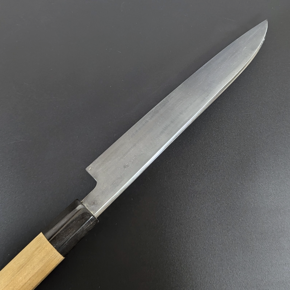 Yamamoto Sukenaga Tamahagane Santoku 185mm No Engraving Magnolia Handle